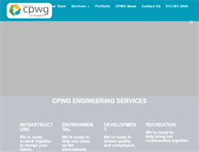 Tablet Screenshot of cpwgengineering.com